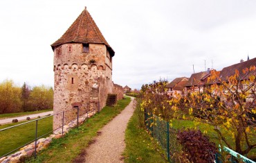 Bergheim, une tour du rempart nord